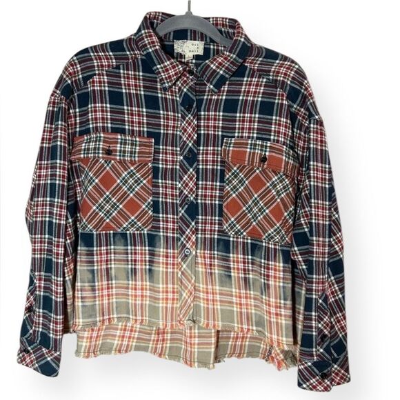 Oli & Hali Button Up Plaid Flannel Shirt - Picture 7 of 7